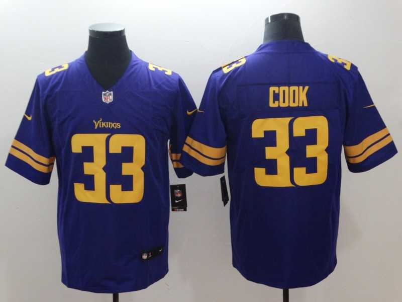 Nike Vikings 33 Dalvin Cook Purple Color Rush Limited Jersey,We sell and wholesale Nike Vikings 33 Dalvin Cook Purple Color Rush Limited Jersey on line form chian!